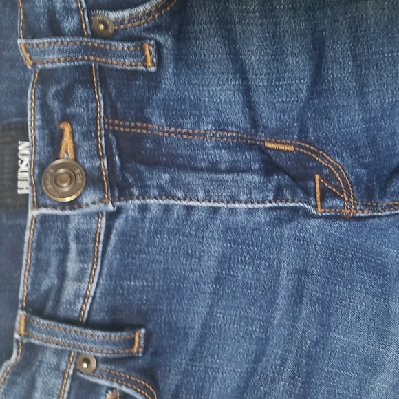 Hudson Asha cuffed Festival Indie Grunge Flirty Beachy Mid Rise shorts size 24 - Picture 3 of 11